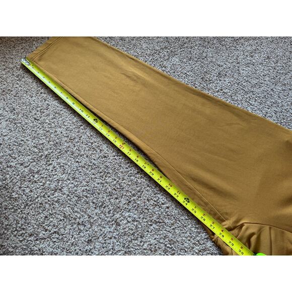 J Jill Purejill Affinity French Terry Slim Leg Pants Gold Corpcore Career - Picture 6 of 7